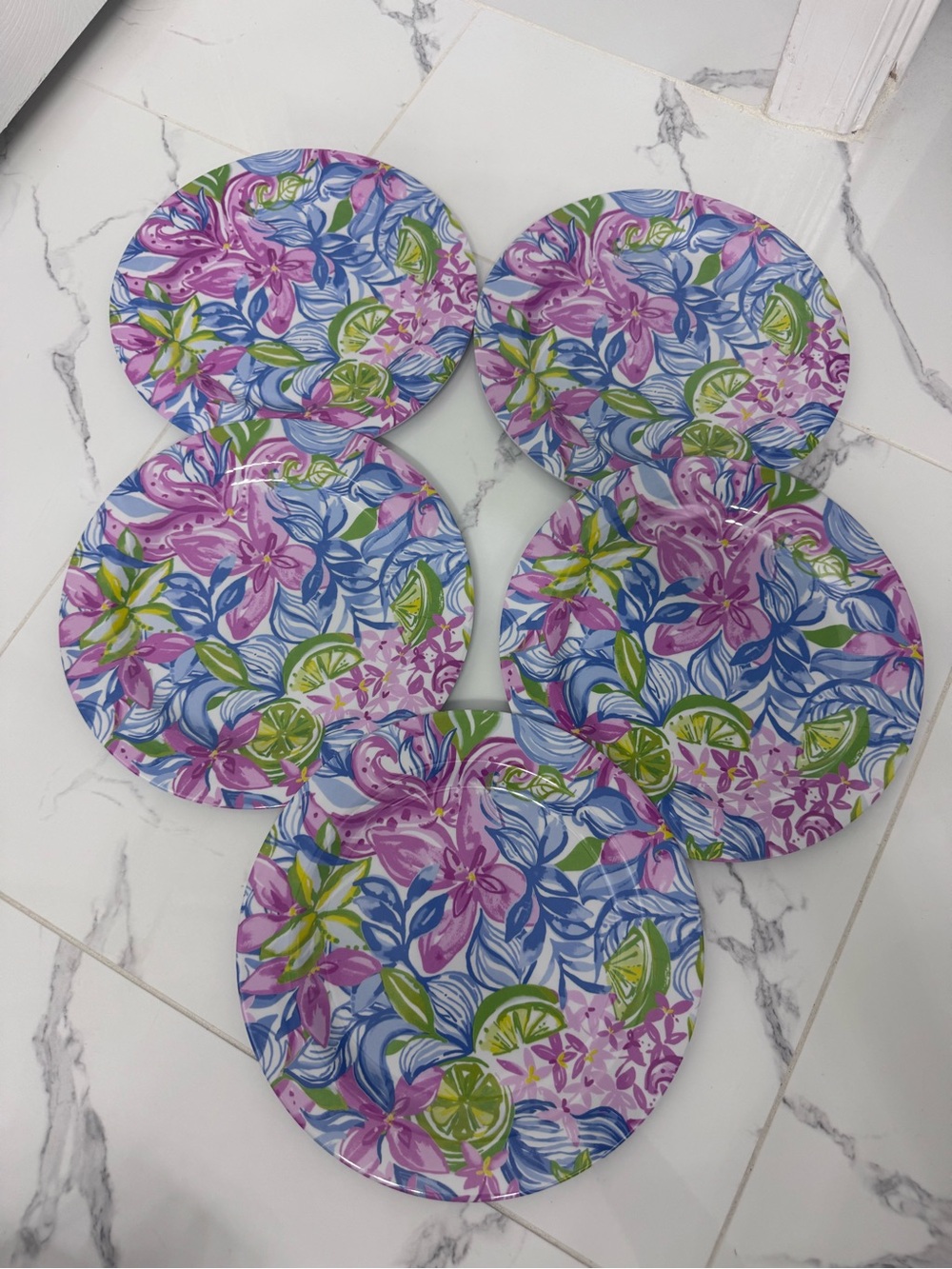 Set of 5 - Lilly Pulitzer Plates!